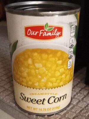 Cream Style Sweet Corn, Cream Style