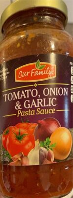 Tomato, Onion & Garlic Pasta Sauce, Tomato, Onion & Garlic