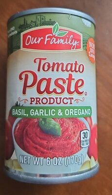 Tomato Paste With Basil, Oregano & Garlic, Basil, Oregano & Garlic