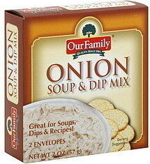 Onion Recipe, Soup & Dip Mix, Onion