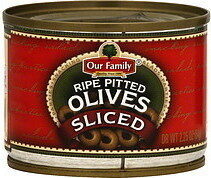 Sliced Pitted Olives