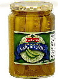 Kosher Dill Pickle Spears, Kosher Dill