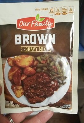 Brown Gravy Mix, Brown