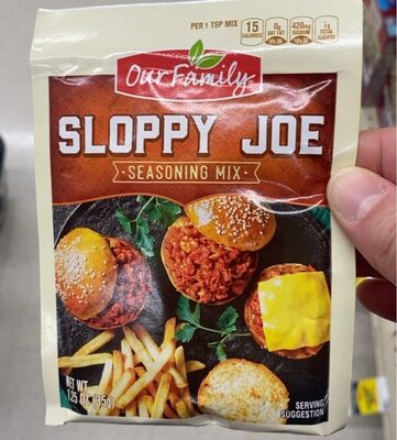 Sloppy Joe Seasoning Mix, Sloppy Joe