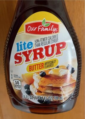 Butter Flavored Lite Syrup