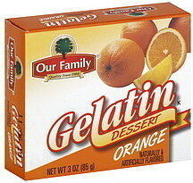 Orange Gelatin Dessert, Orange