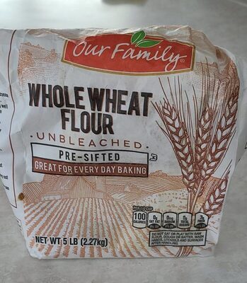 Unbleached Pre-Sifted Whole Wheat Flour