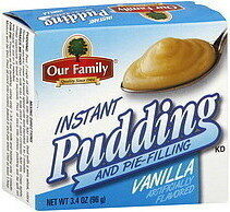 Vanilla Instant Pudding & Pie Filling, Vanilla