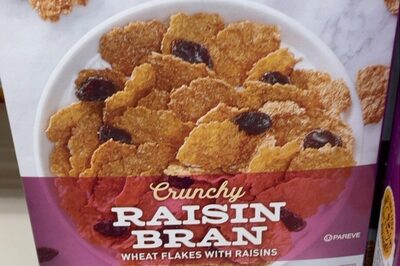 Raisin Bran Hearty Wheat & Bran Flakes With Raisins Cereal, Raisin Bran