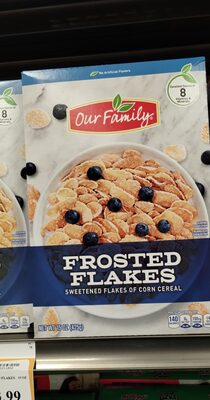 Frosted Flakes Sweetened Flakes Of Corn Cereal, Frosted Flakes