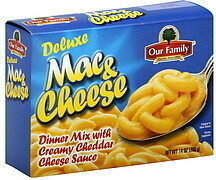Deluxe Mac & Cheese Dinner Mix With Creamy Cheddar Cheese Sauce, Deluxe Mac & Cheese