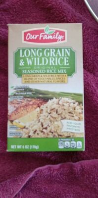 Long Grain & Wild Rice With A Blend Of Vegetables, Spices And Other Natural Flavors Original Seasoned Rice Mix, Long Grain & Wild Rice