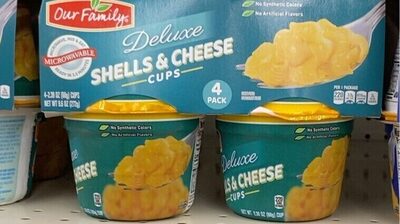 Deluxe Shells & Cheese Cups, Deluxe Shells & Cheese
