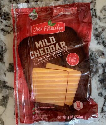 Mild Cheddar Sliced Natural Cheese, Mild Cheddar