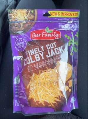 Fancy Shreds, Colby Jack Blend Of Colby And Monterey Jack Finely Shredded Cheeses, Colby Jack