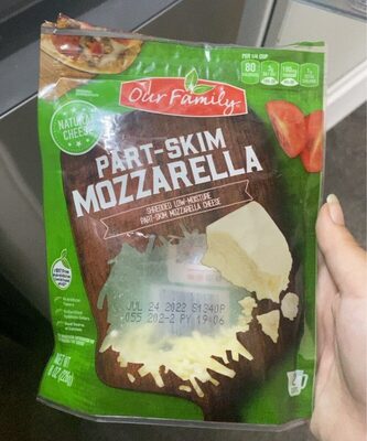 Mozzarella Low-Moisture Part-Skim Shredded Natural Cheese, Mozzarella