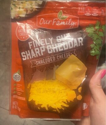 Fancy Shreds, Sharp Cheddar Finely Shredded Cheese, Sharp Cheddar