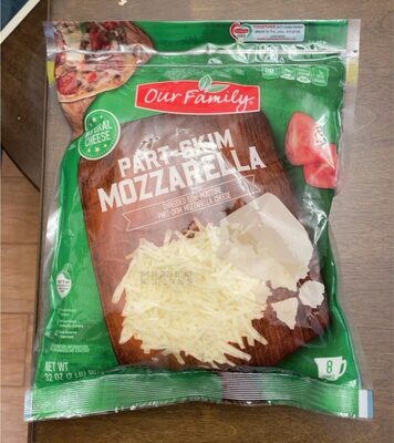 Mozzarella Low-Moisture Part-Skim Shredded Natural Cheese, Mozzarella