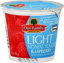 Raspberry Light Nonfat Yogurt, Raspberry