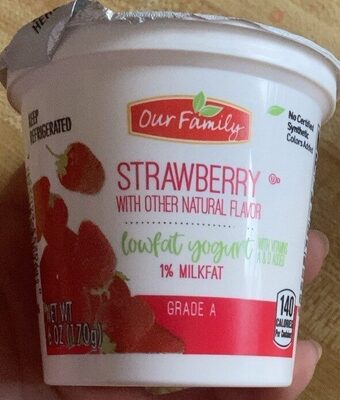 Strawberry Lowfat Yogurt, Strawberry
