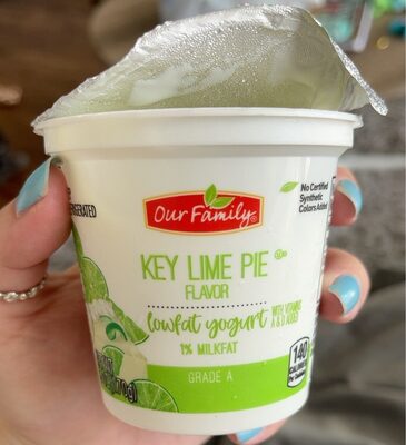 Key Lime Pie Flavor Lowfat Yogurt, Key Lime Pie