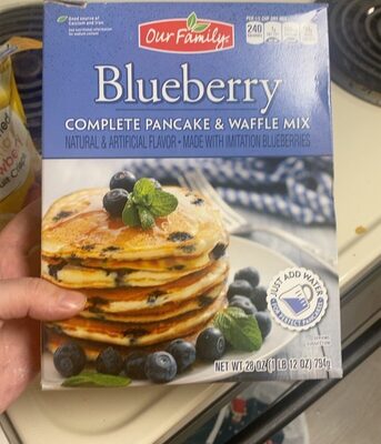 Blueberry Complete Pancake & Waffle Mix, Blueberry