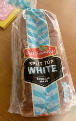 White Enriched Split Top Bread, White