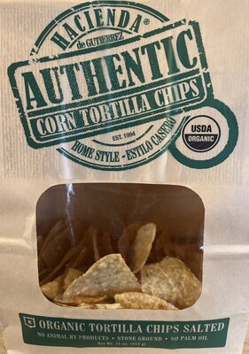 Sea Salt Organic Corn Tortilla Chips, Sea Salt