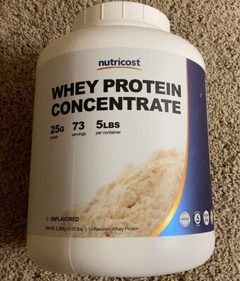 Whey Protein 25 G Concentrate Powder, Unflavored, Unflavored