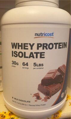 Whey Protein 30 G Isolate Powder, Milk Chocolate, Milk Chocolate
