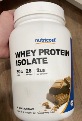Whey Protein 30 G Isolate Powder, Milk Chocolate, Milk Chocolate
