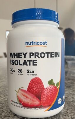 Whey Protein 30 G Isolate Powder, Strawberry Milkshake, Strawberry Milkshake
