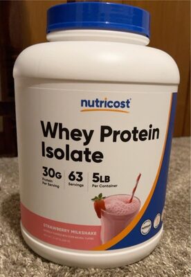 Whey Protein 30 G Isolate Powder, Strawberry Milkshake, Strawberry Milkshake