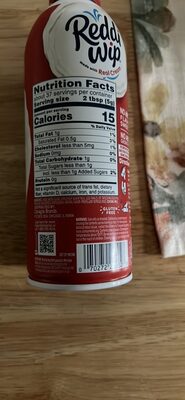 Reddi Wip Real Cream Whipped Topping 6.5 Oz