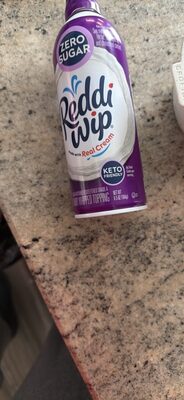 Reddi-wip Zero Sugar Whipped Topping Made with Real Cream, 6.5 oz