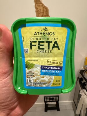 Traditional Crumbled Feta With Reduced Fat Cheese 