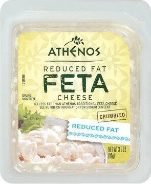Traditional Feta Reduced Fat Crumbled Cheese, Traditional Feta