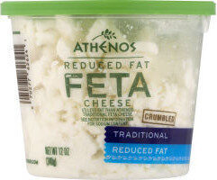 Traditional Feta Reduced Fat Crumbled Cheese, Traditional Feta