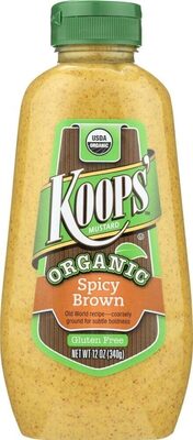 Spicy Brown Organic Mustard, Spicy Brown