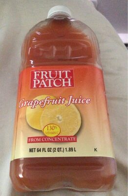 Grapefruit Juice -unsweetened (pink) 100%