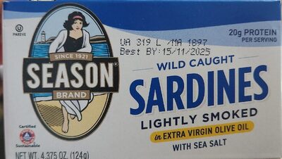 Lightly Smoked In Extra Virgin Olive Oil With Sea Salt Sardines