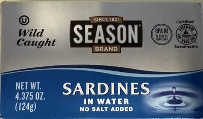 Wild Caught Sardines In Water