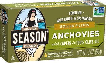 Flat Fillets Anchovies In 100% Olive Oil