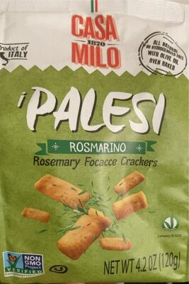 Rosemary Focacce With Olive Oil Crackers