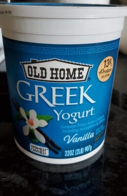 Vanilla Greek Yogurt, Vanilla