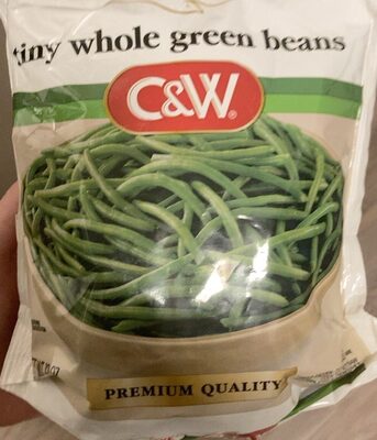 Birds Eye C&W Tiny Whole Green Beans, Frozen Vegetable, 12 OZ