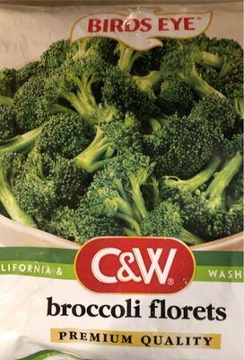 Birds Eye C&W Premium Quality Broccoli Florets, Frozen Vegetables,14 oz.