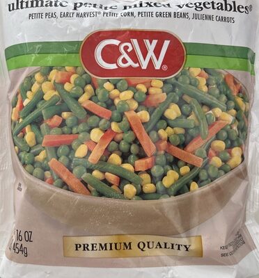 Birds Eye C&W Premium Quality Petite Mixed Vegetables, Frozen Vegetables, 16 oz.