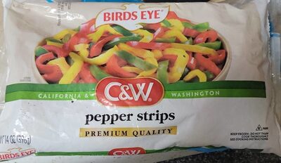 Birds Eye C&W Premium Quality Bell Pepper Strips, Frozen, 14 oz.