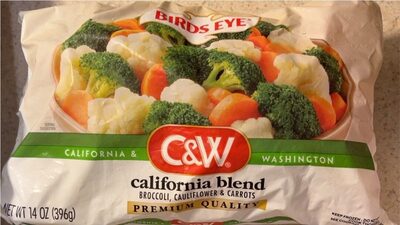 Birds Eye C&W Premium Quality California Blend, Frozen Vegetables, 14 oz.